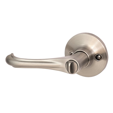 Sure-Loc Hardware Helena Privacy Lever, Satin Nickel